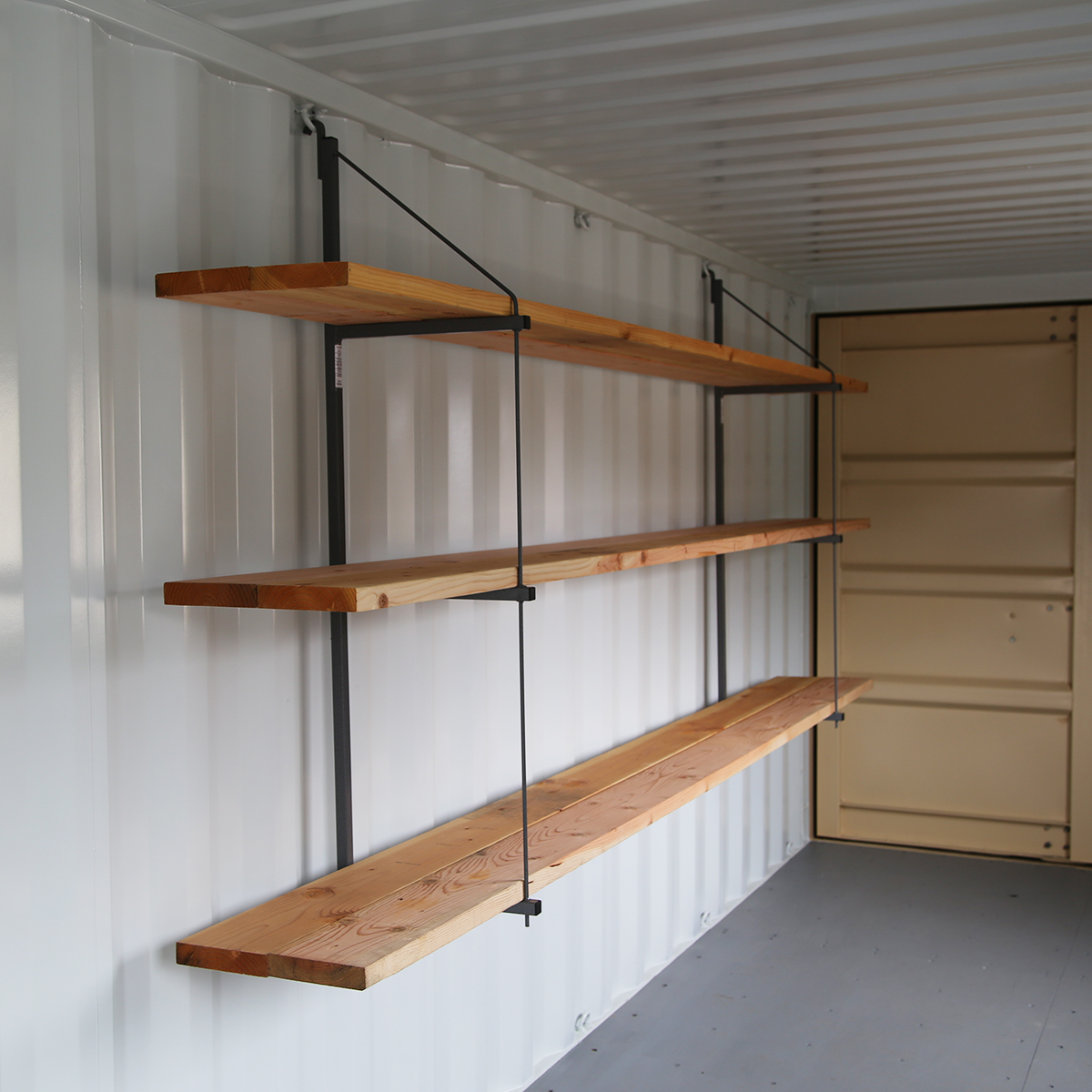 SHIPPING CONTAINER SHELVING